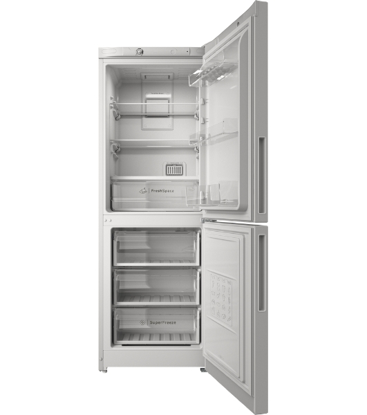 Холодильник Indesit ITR 4160 W белый двухкамерный 179/78л морозилка снизу