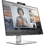 Монитор 23.8' HP E24m G4 Conferencing IPS 1920x1080, 75 Гц, 5 мс, 16:9, 300 кд/м², DP 1.2, HDMI 1.4, USB-C (65 Вт), USB Hub (4x USB 3.0), 3.5 Jack, Ethernet, веб-камера, динамики (2x5 Вт), черный, фото5