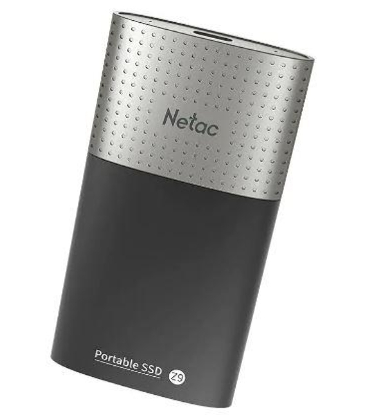 Внешний SSD Netac Z SLIM, 250 Gb, USB 3.2 Gen 2 Type-C, R/W 550/480, черный