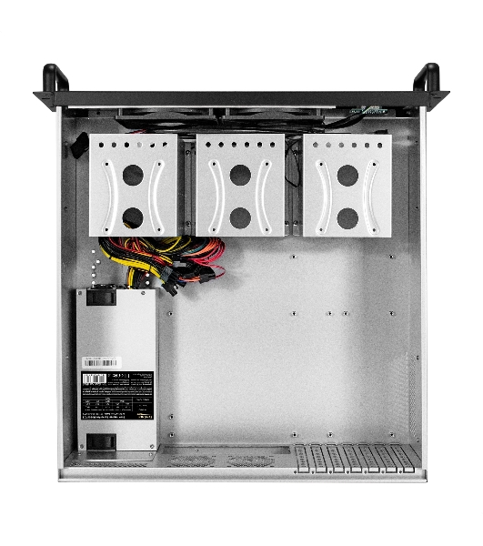 Серверный корпус ExeGate Pro 3U450-12 (RM 19', высота 3U, глубина 450, БП 1U-500ADS, 2*USB)