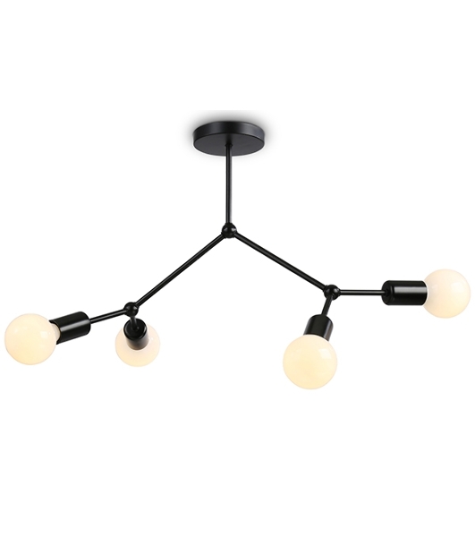 Светильник Ambrella light TR8033/4 BK черный E27*4 max 40W D670*440