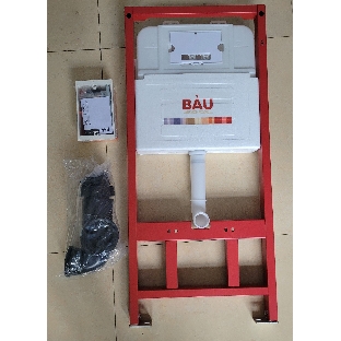 Инсталляция BAU PRO для подвесного унитаза, клавиша смыва BAU Stil для инсталляции, бронза