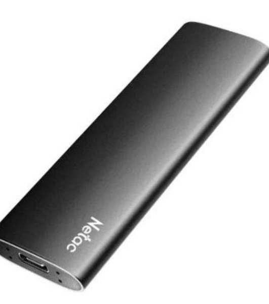 Внешний SSD Netac Z SLIM, 500 Gb, USB 3.2 Gen 2 Type-C, R/W 550/480, черный