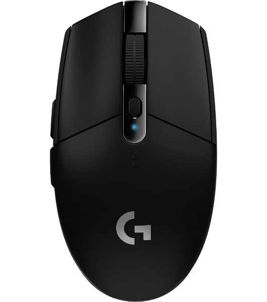 Мышь беспроводная Logitech G304 Lightspeed черный, 12000 dpi, радиоканал, USB, кнопки - 6