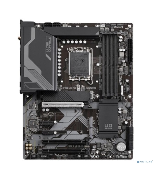 Материнская плата Gigabyte Z790 UD AX (V1.1/V1.2), LGA 1700, Intel Z790, 4xDDR5, 6xSATA, 3xM.2, 1xPCIe 5.0 x16, 1xPCIe 4.0 x4, 1xPCIe 3.0 x1, 1xHDMI, 1xDP, 1x 2.5Gb LAN, 4xUSB-A 2.0, 4xUSB-A 3.2 Gen 1, 1xUSB-A 3.2 Gen 2, 1xUSB-C 3.2 Gen 2x2, 7.1, ATX