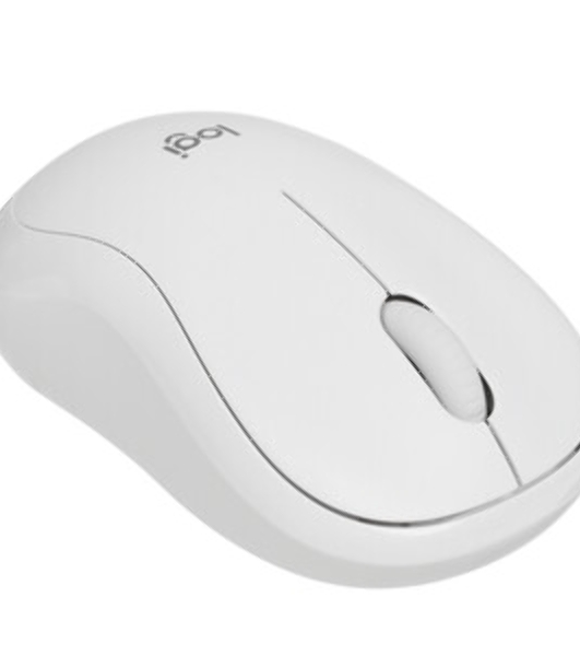 Мышь беспроводная Logitech M240 SILENT белый, 4000 dpi, Bluetooth, кнопки - 3