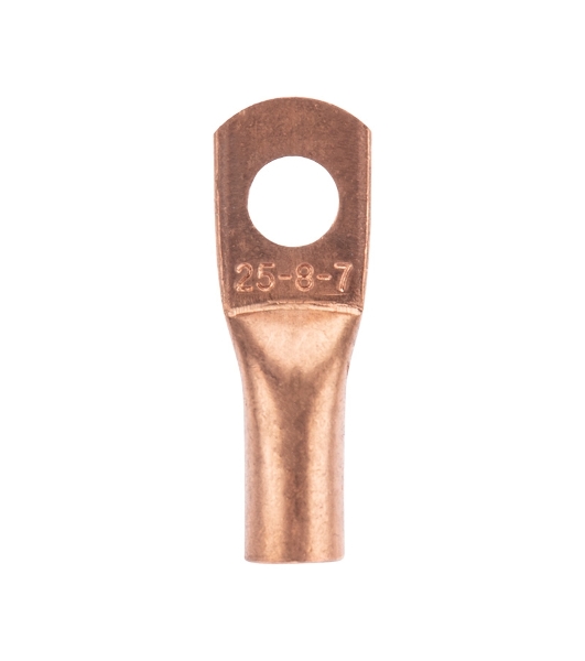Наконечник Rexant ТМ 25-10-8 (25 мм²-Ø10 мм) (в упак 50 шт)