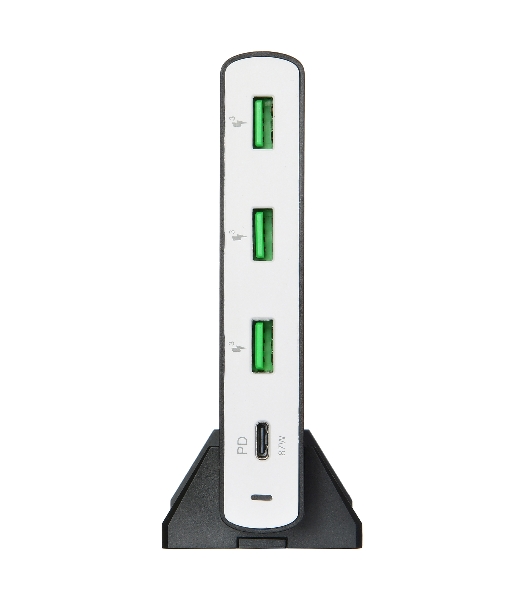 Сетевое зарядное устройство ACD-P904U-V1B 90Вт, 4xUSB 1PD+3QC, 3.6~20В/4.35А(max) RTL
