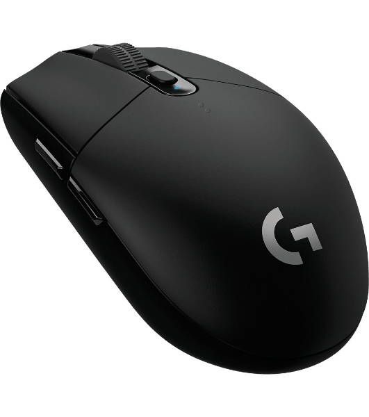 Мышь беспроводная Logitech G304 Lightspeed черный, 12000 dpi, радиоканал, USB, кнопки - 6