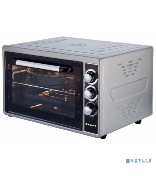 Мини-печь Kraft KF-MO3801GR серый, 38 л