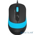 Комплект клавиатура+мышь A4Tech FStyler F1010 проводной, USB, 1600 DPI, чёрный/синий, фото13