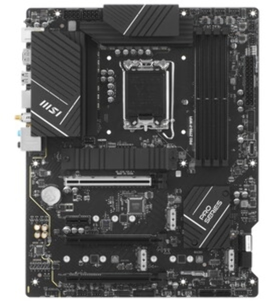 Материнская плата MSI PRO Z790-P WIFI, LGA 1700, Intel Z790, 4xDDR5, 6xSATA, 4xM.2, 1xPCIe 5.0 x16, 1xPCIe 4.0 x16, 1xPCIe 3.0 x16, 1xPCIe x1, 1xHDMI, 1xDP, 1x2.5Gb LAN, 4xUSB-A 2.0, 2xUSB-A 3.2 Gen 1, 1xUSB-A 3.2 Gen 2, 1xUSB-C 3.2 Gen 2x2, 6x3.5мм, 7.1, ATX