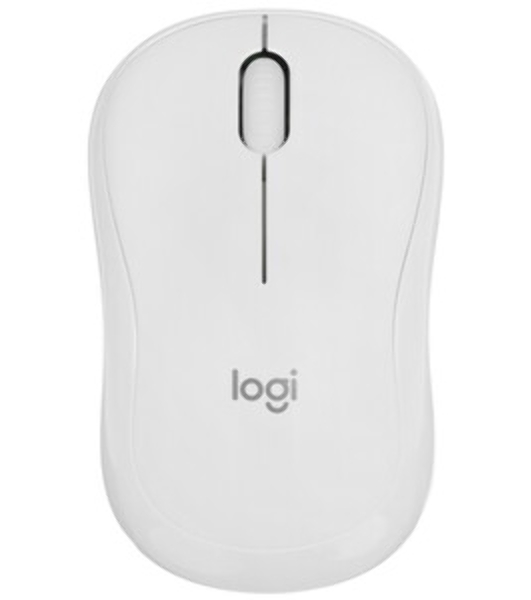 Мышь беспроводная Logitech M240 SILENT белый, 4000 dpi, Bluetooth, кнопки - 3