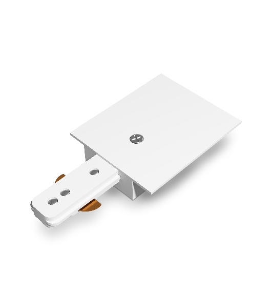 Ввод питания для встраиваемого шинопровода GL7155 WH белый ввод питания IP20 Standard 220V NEW 108*58.6*18