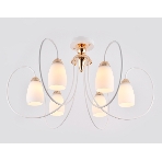 Светильник Ambrella light TR3120/6 WH/GD белый/золото E27 max 40W D850*480, фото3