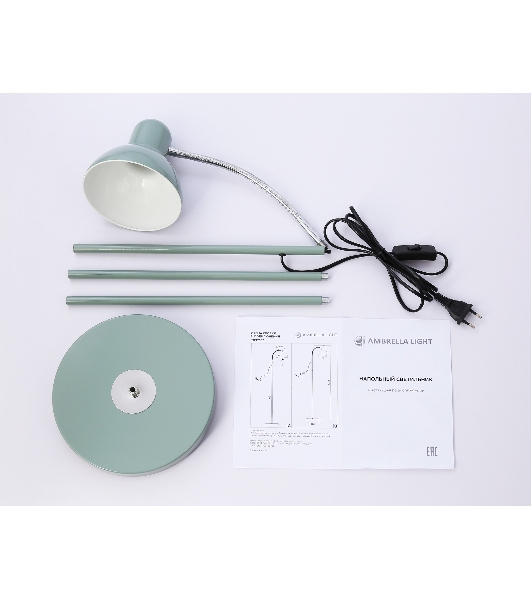 Светильник Ambrella light TR97662 GN зеленый  E27 max 40W D140*1450