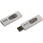 Флешка USB ADATA UV220 (AUV220-64G-RWHGY), 64Gb, USB 2.0, R/W 15/5, белый/серый, фото2