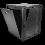 Шкаф телекоммуникационный настенный разборный ЦМО 15U (600 x 650) съемные стенки, дверь стекло, черный (ШРН-М-15.650-9005), фото3