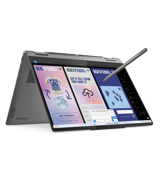 Ноутбук Lenovo Yoga 7 2-in-1 14ILL10 14'(1920x1200 OLED)/Touch/Intel Core Ultra 5 226V(2.1Ghz)/16384Mb/512PCISSDGb/noDVD/Int:Intel Arc graphics/Cam/BT/WiFi/70WHr/war 1y/1.38kg/luna grey/Win11Home + 65W, Pen, RU kbd
