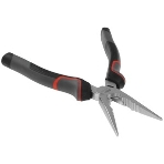 Плоскогубцы удлиненные Deli DL0104 200 мм, Cr-V, эксцентриковый шарнир, антикоррозийное покрытие, трехкомпонентная прорезиненная рукоять, фото9
