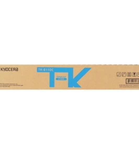 Картридж лазерный Kyocera TK-8110C для M8124cidn (Азия) голубой (6000 стр.)