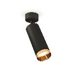 Светильник Ambrella Light XM6343005 SBK/PYG черный песок/золото желтое полированное MR16 GU5.3 (A2210, C6343, N6134), фото4