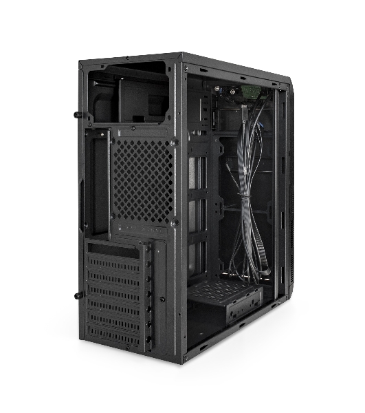 Компьютерный корпус Miditower ExeGate XP-334UC-XP500 (ATX, XP500 с вент. 12см, 1хUSB/1хUSB 3.0/1хTypeC, аудио, черный)