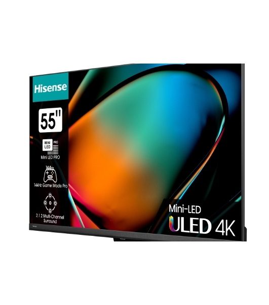 Телевизор Hisense 55' 55U8KQ черный Mini-Led UHD 120Hz Smart TV