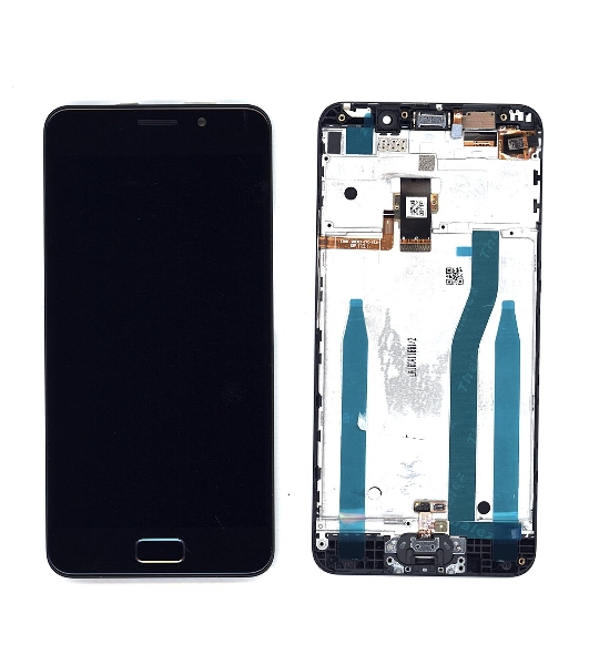 Дисплей для Asus ZenFone 3s Max ZC521TL черный с рамкой
