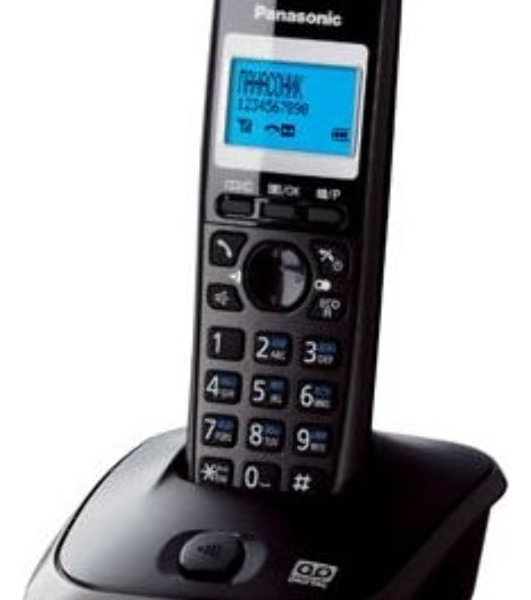 Телефон беспроводной (DECT) Panasonic KX-TG2521RUT (титан) АОН, Caller ID,спикерфон,голосовой АОН,полифония,цифровой автоответчик