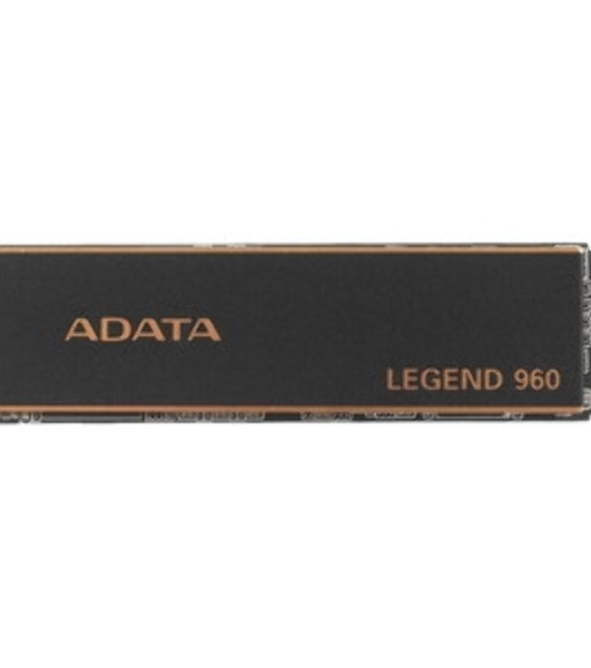 Накопитель SSD ADATA LEGEND 960, 4Tb, PCIe 4.0 x4, M.2 2280, NVMe, R/W 7400/6800, с радиатором