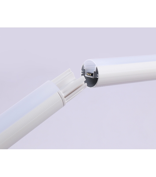 Светильник Ambrella light FL8020 WH белый LED 15W RGB D32*1250 (ПДУ РАДИО 2.4G)