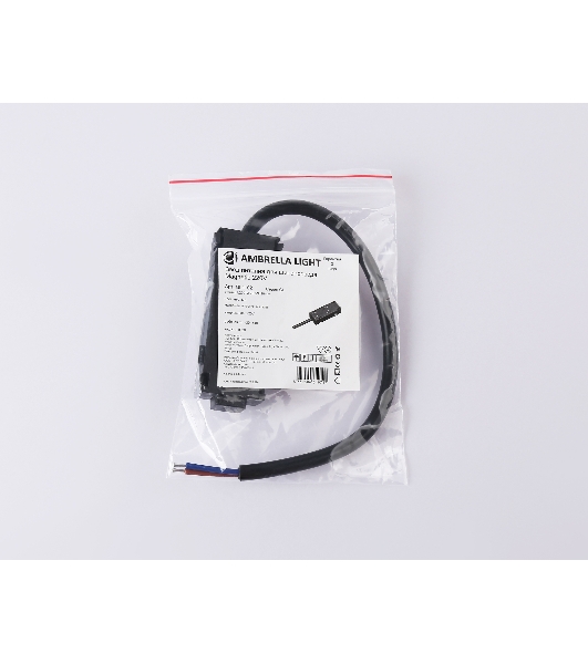GL1102 BK черный ввод питания для шинопровода Magnetic 220V IP20 200*28.5*18