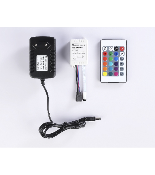 Комплект светодиодной ленты GS2501 5050 30Led/ 7.2W m/ 12V IP65 RGB/ 5000*10*2.87mm (4 конт.)