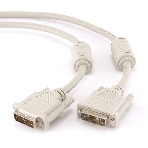Кабель DVI-D single link Gembird/Cablexpert CC-DVI-6C, 19M/19M, 1.8м, серый, экран, феррит.кольца, пакет, фото4