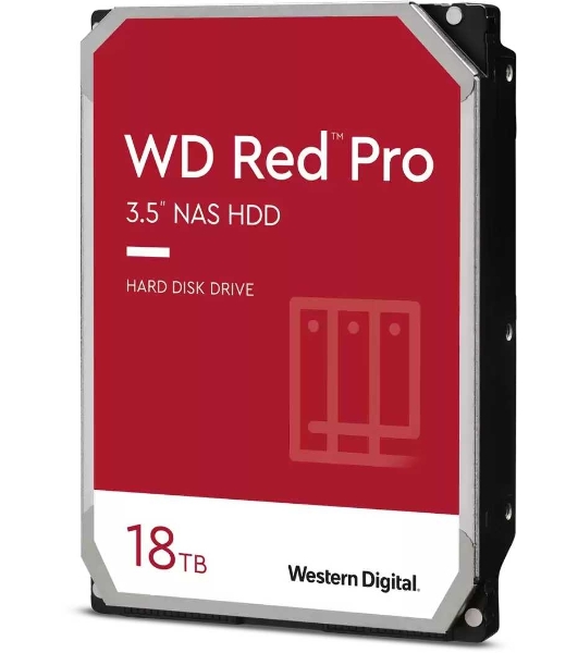 Жесткий диск WD Red Pro WD181KFGX 18ТБ 3,5' 7200RPM 512MB (SATA-III) NAS