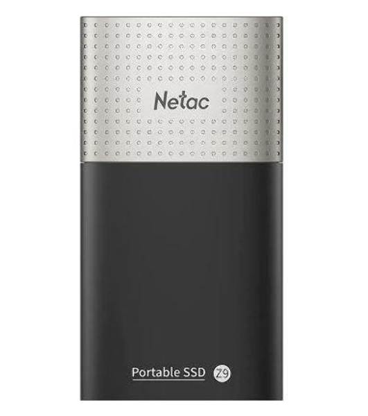 Внешний SSD Netac Z9, 2TB, USB 3.2 Gen 2 Type-C, R/W 550/480, черный
