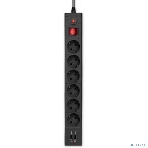 Сетевой фильтр Buro BU-SP3 USB 2A-B 3 м, 6 розеток, черный, коробка, фото8