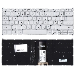 Клавиатура для ноутбука Acer Swift 3 SF313-51 серебристая с подсветкой, фото3