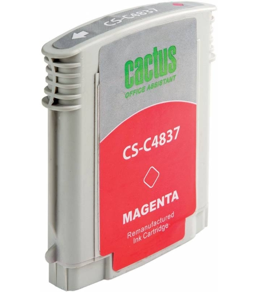 Картридж струйный Cactus CS-C4837 пурпурный (29 мл) для №11 HP 2000/2500/1000/1100/1200