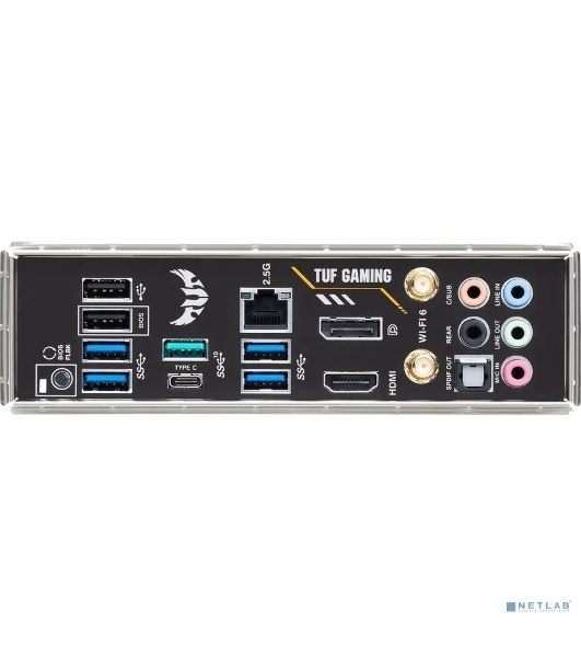 Материнская плата ASUS TUF GAMING B550-PLUS WIFI II, AM4, AMD B550, 4xDDR4, 6xSATA, 2xM.2, 1xPCI-E 3.0 x16, 1xPCI-E 4.0 x16, 3xPCI-E x1, 1xDP, 1xHDMI, 1x 2.5Gb LAN, 2xUSB-A 3.2 Gen 1, 1xUSB-A 3.2 Gen 2, 1xUSB-C 3.2 Gen 2, 3x3.5 мм, 7.1, ATX