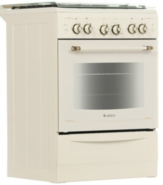 Плита газовая Gefest ПГ 6100-02 0182 бежевый, конфорок 4 шт, духовка 52 л, 60 см x 85 см x 60 см