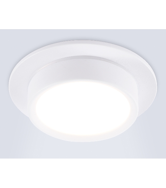 Светильник встраиваемый Ambrella light TN6733 WH белый IP44 GX53 D110*57