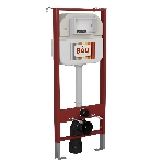Комплект BAU 6 в 1: рамная инсталляция BAU NEO 45, унитаз подвесной безободковый Bau Hotel PRO, быстросъемное сиденье микролифт, кнопка смыва BAU Hotel , белый глянец, фото8