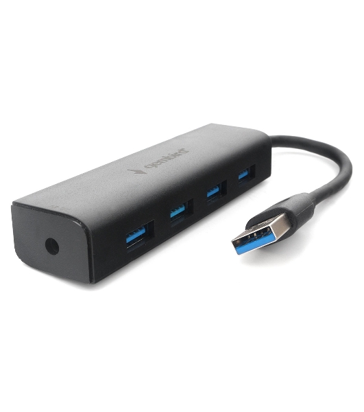 USB-концентратор Gembird UHB-C354, USB 3.0, USB 4 порта, USB с доп питанием