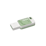 Флешка USB Netac UA31 (NT03UA31N-128G-32GN), 128Gb, USB 3.2, R/W 110/45, зеленый/белый, фото 1