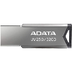 Флешка USB ADATA UV250 (AUV250-32G-RBK), 32Gb, USB 2.0, R/W 25/10, серебристый, фото2