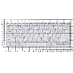 Клавиатура для ноутбука Acer Swift 3 SF313-51 серебристая с подсветкой, фото2