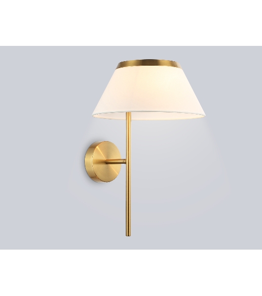 Настенный светильник Ambrella light LH72475 BS/WH латунь/белый Е14 max 40W 300*260*400