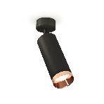 Светильник Ambrella Light XM6343006 SBK/PPG черный песок/золото розовое полированное MR16 GU5.3 (A2210, C6343, N6135), фото4